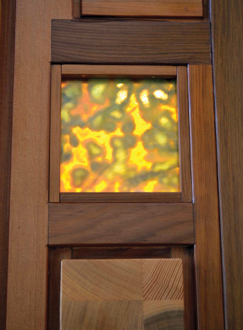 Cleone door glass detail